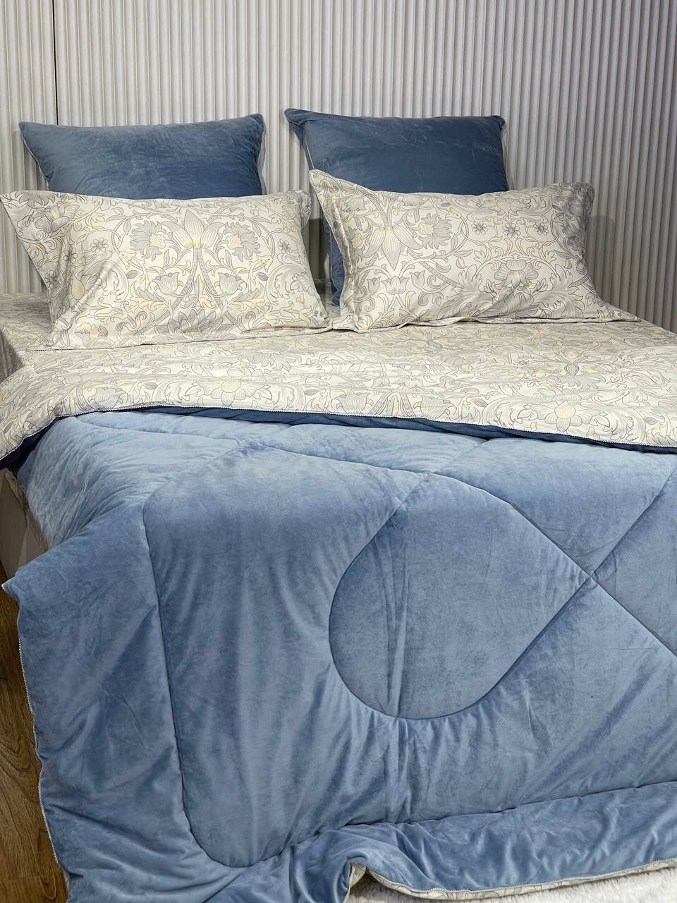 Комплект постельного белья с зимним одеялом «Retro-велюр»